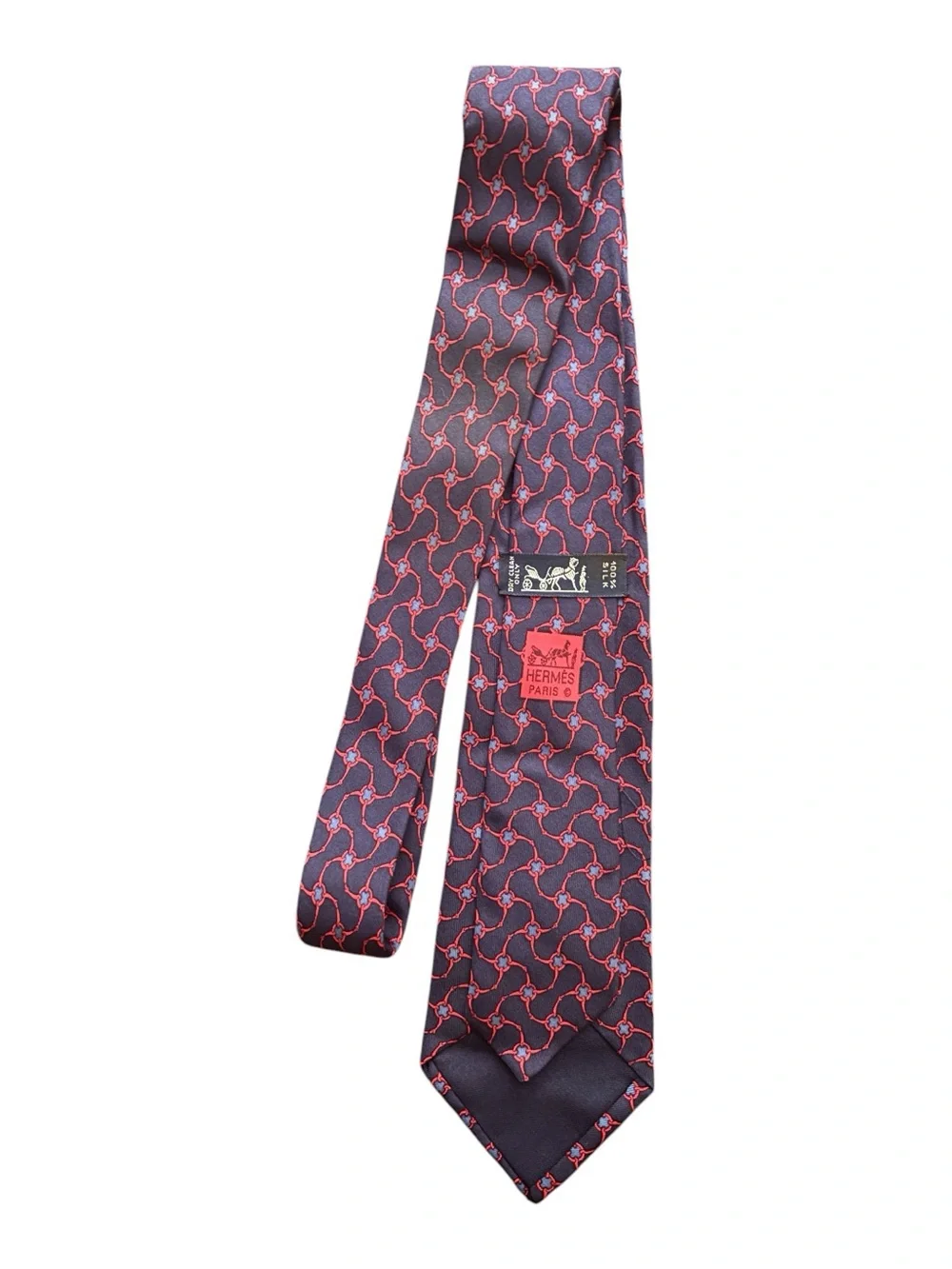 HERMÈS silk tie